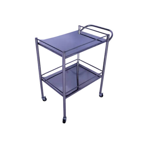 Trolley Instrument Stainless Steel 2 Susun Tanpa Laci