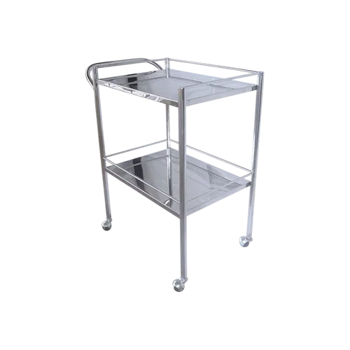 Trolley Instrument Stainless Steel 2 Susun Tanpa Laci
